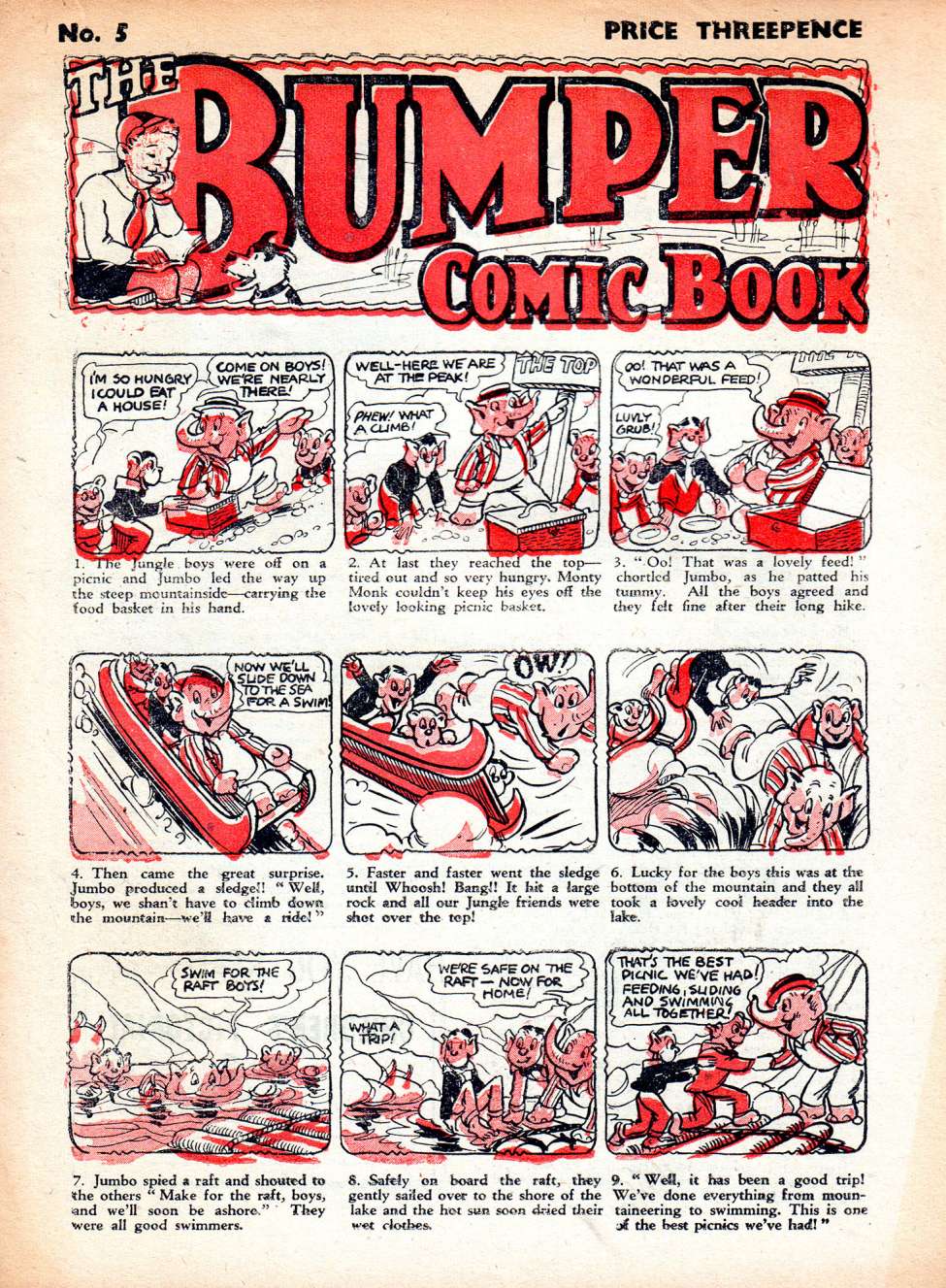 Comic Book Cover For Bumper Comic Book 5