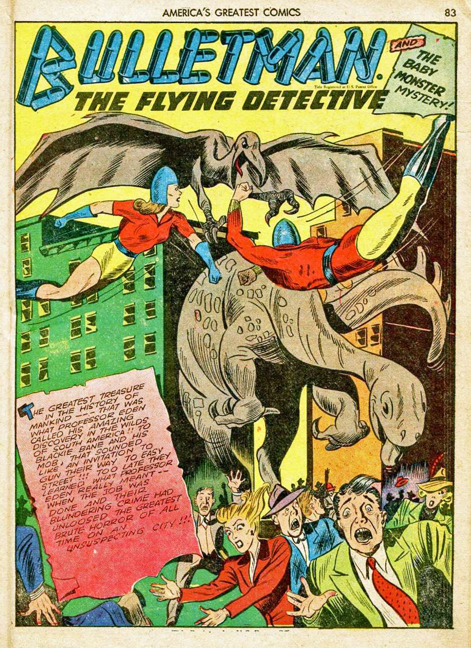 Comic Book Cover For Bulletman Archive Vol 8