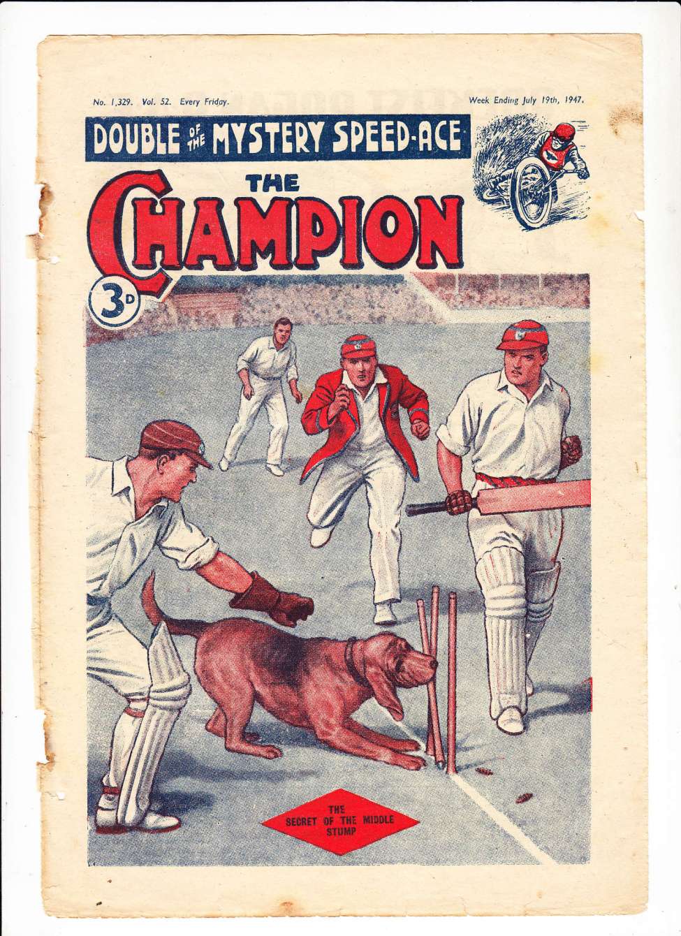 Comic Book Cover For The Champion 1329