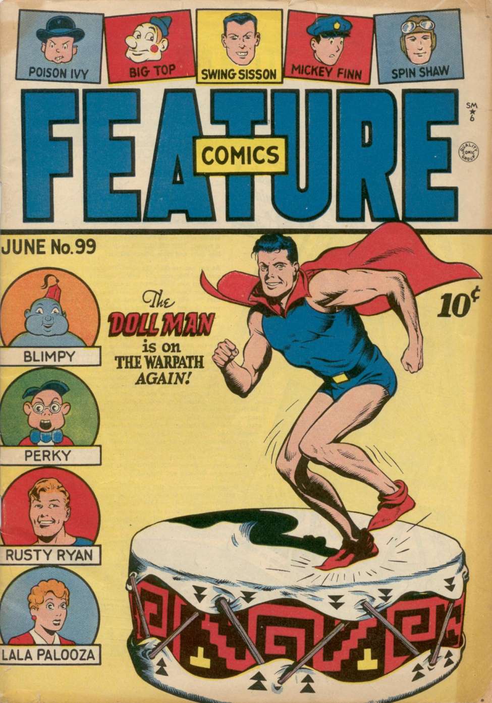 Comic Book Cover For Feature Comics 99 - Version 1