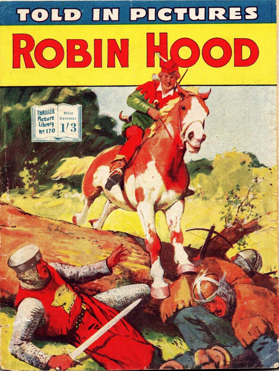 Book Cover For Thriller Picture Library 170 - Robin Hood