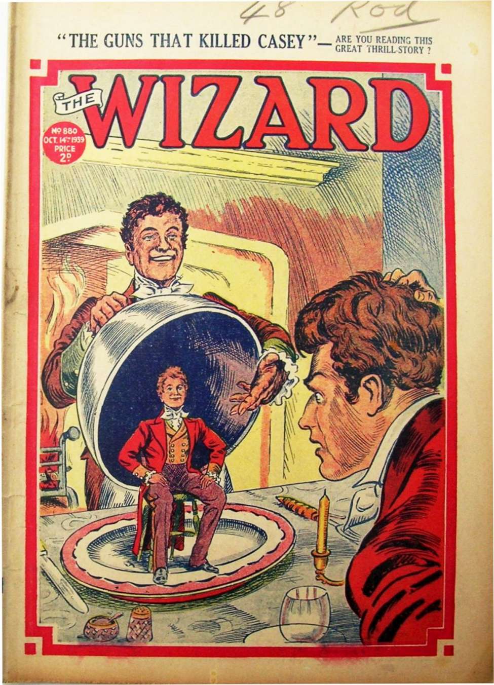 Comic Book Cover For The Wizard 880