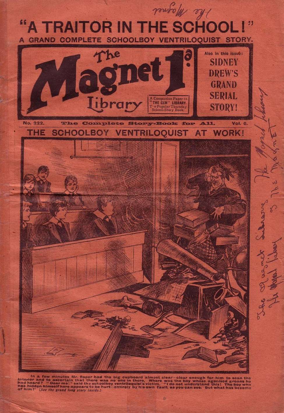 Book Cover For The Magnet 222 - A Traitor in the School