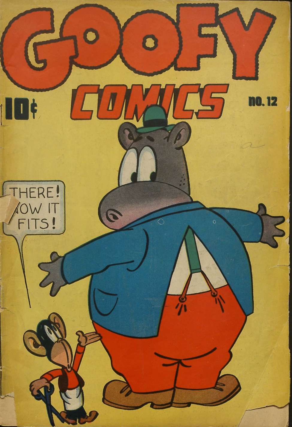 Comic Book Cover For Goofy Comics 12 - Version 2