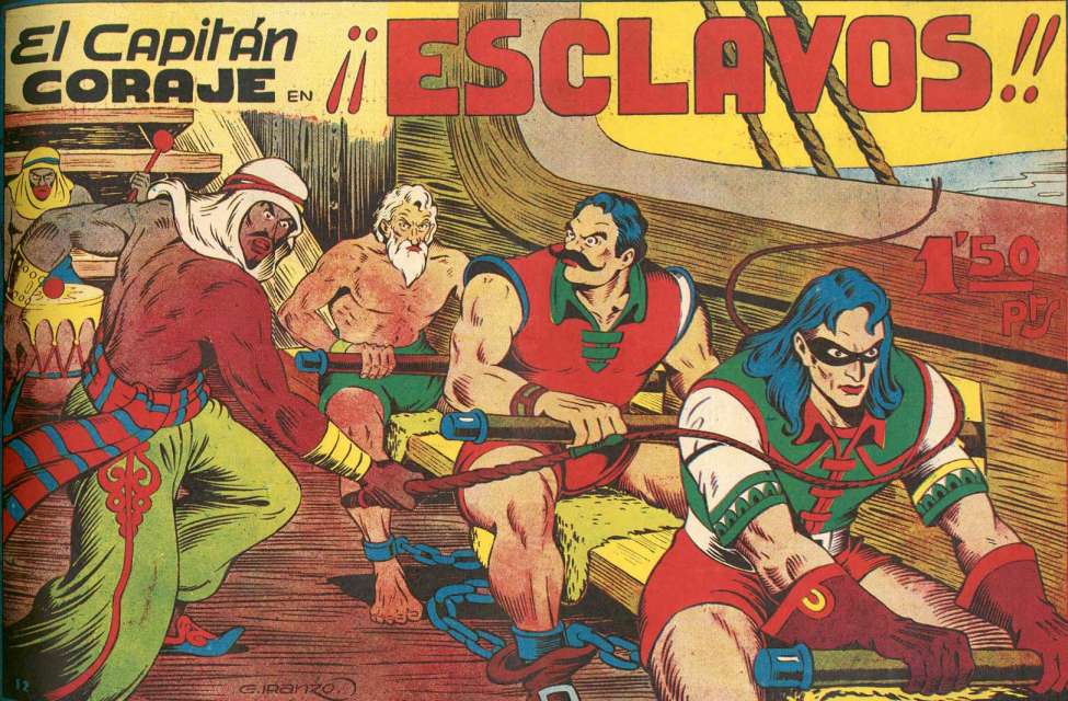 Comic Book Cover For El Capitán Coraje 12 Esclavos