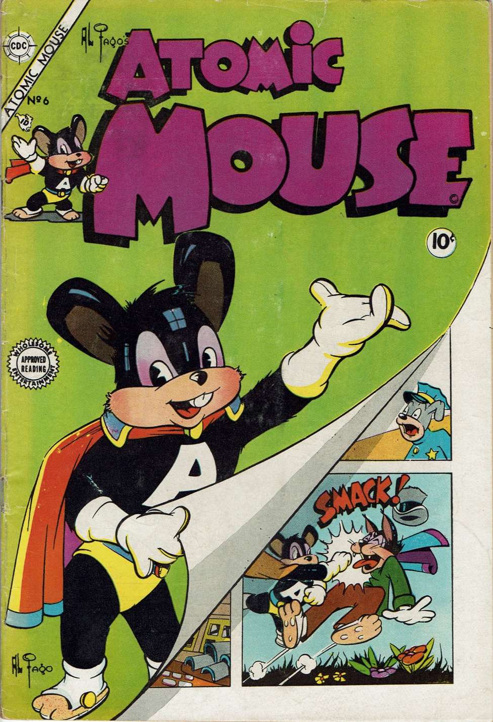 Comic Book Cover For Atomic Mouse 6