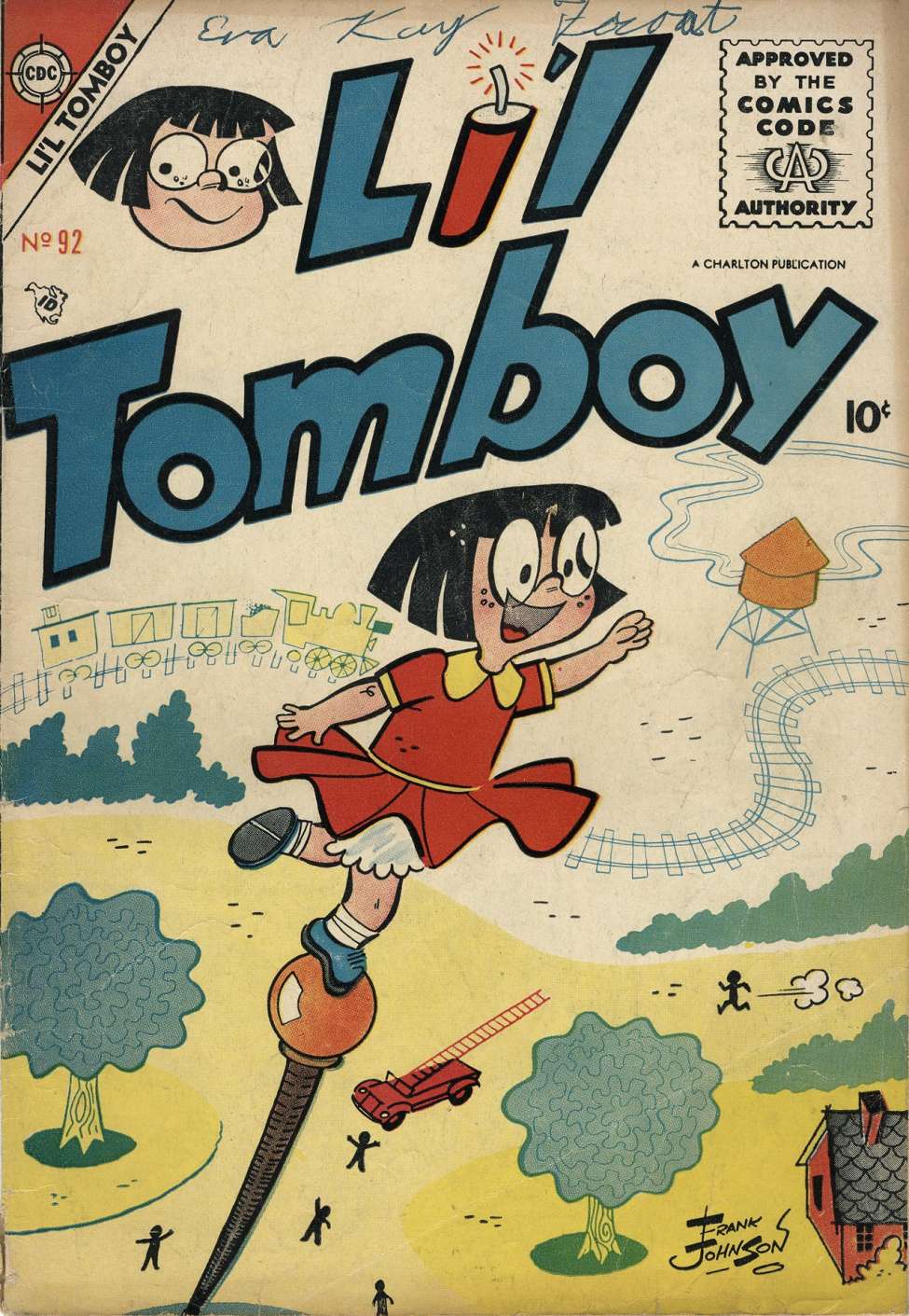Comic Book Cover For Li'l Tomboy 92 (alt) - Version 2