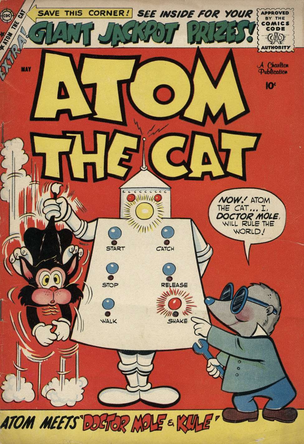 Book Cover For Atom the Cat 16 - Version 2