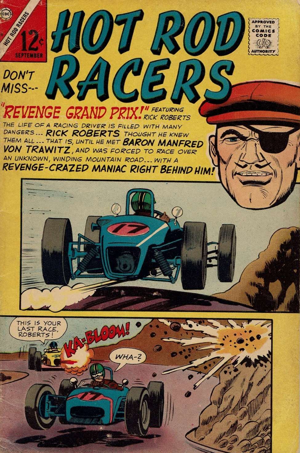 Comic Book Cover For Hot Rod Racers 10