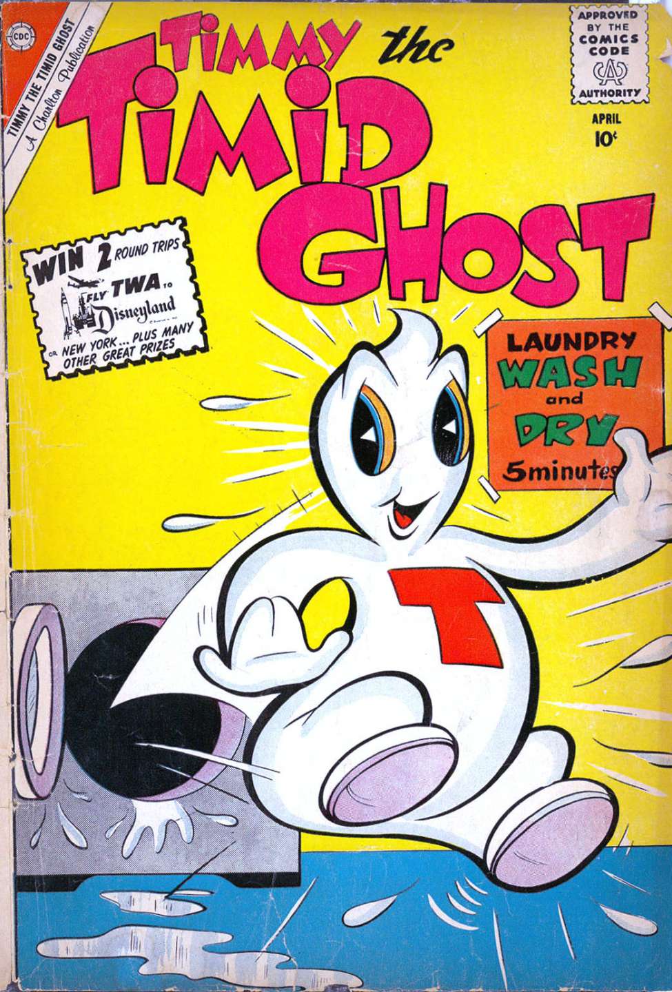 Comic Book Cover For Timmy the Timid Ghost 20 (inc) - Version 2