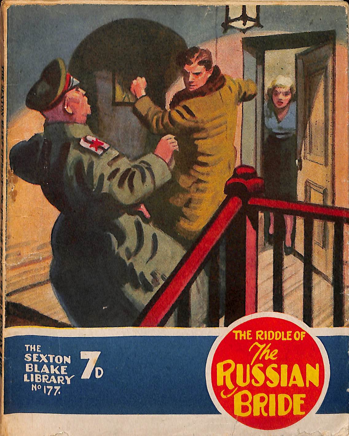 Book Cover For Sexton Blake Library S3 177 - The Riddle of the Russian Bride