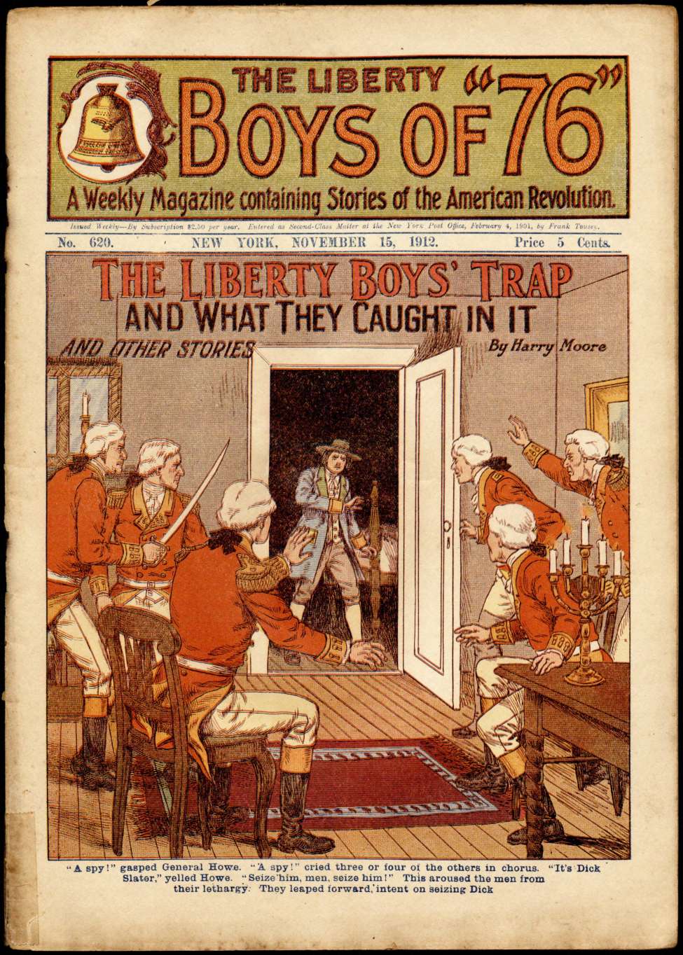 Book Cover For The Liberty Boys of 76 620 - The Liberty Boys' Trap