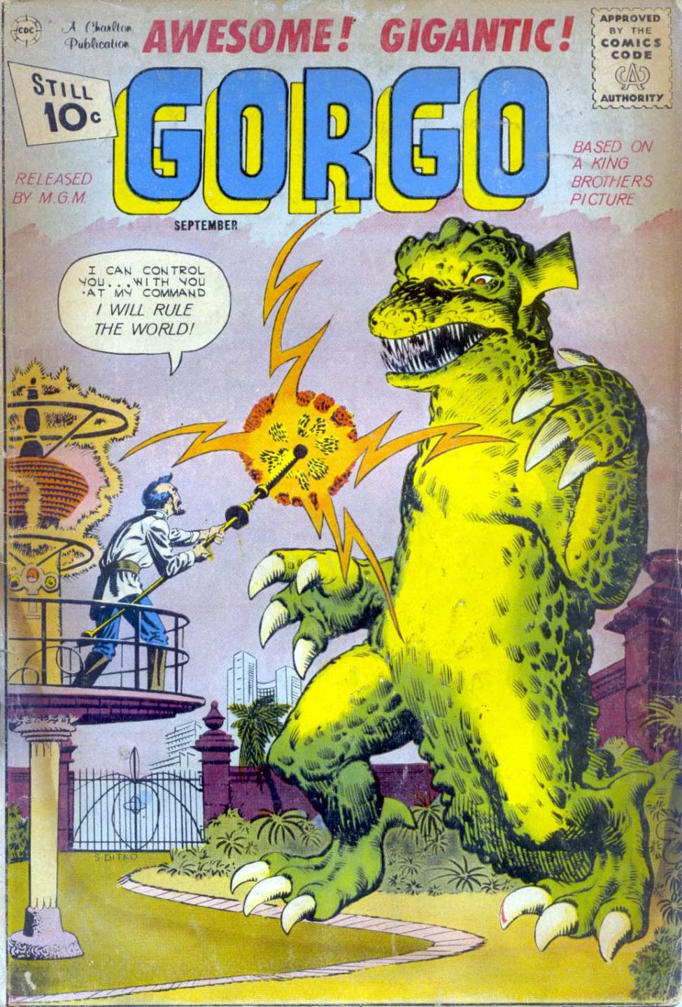 Comic Book Cover For Gorgo 3