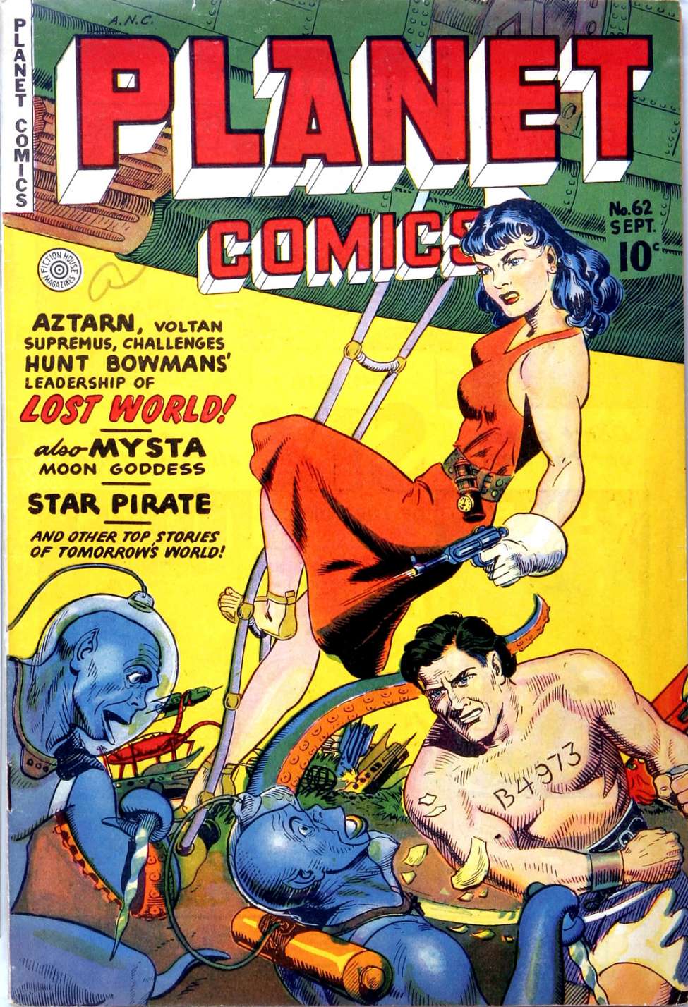 Comic Book Cover For Planet Comics 62
