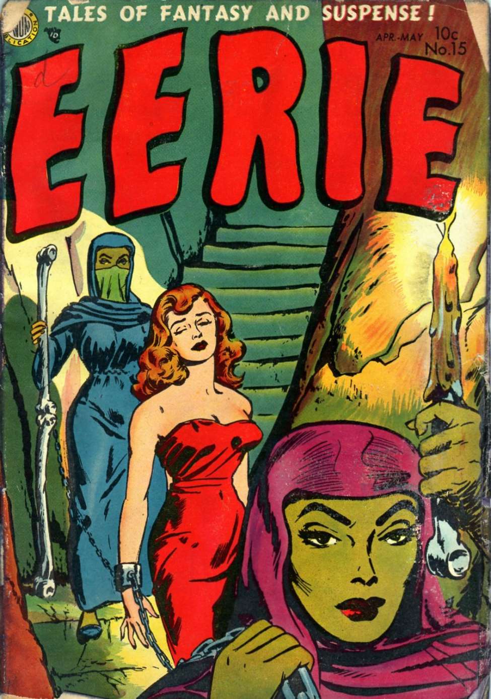Comic Book Cover For Eerie 15