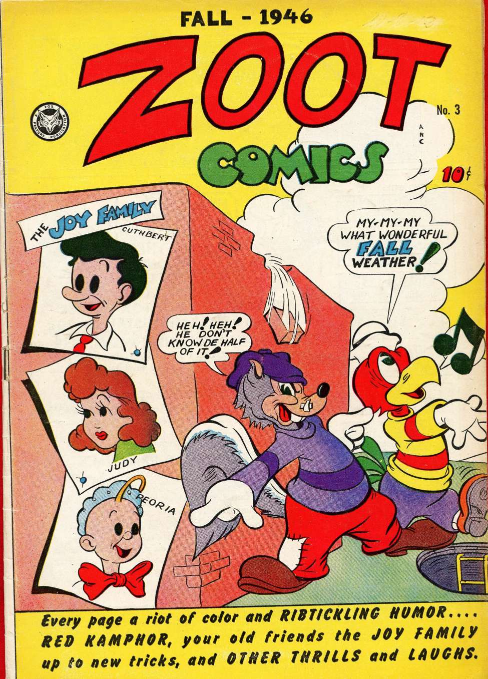 Book Cover For Zoot Comics 3