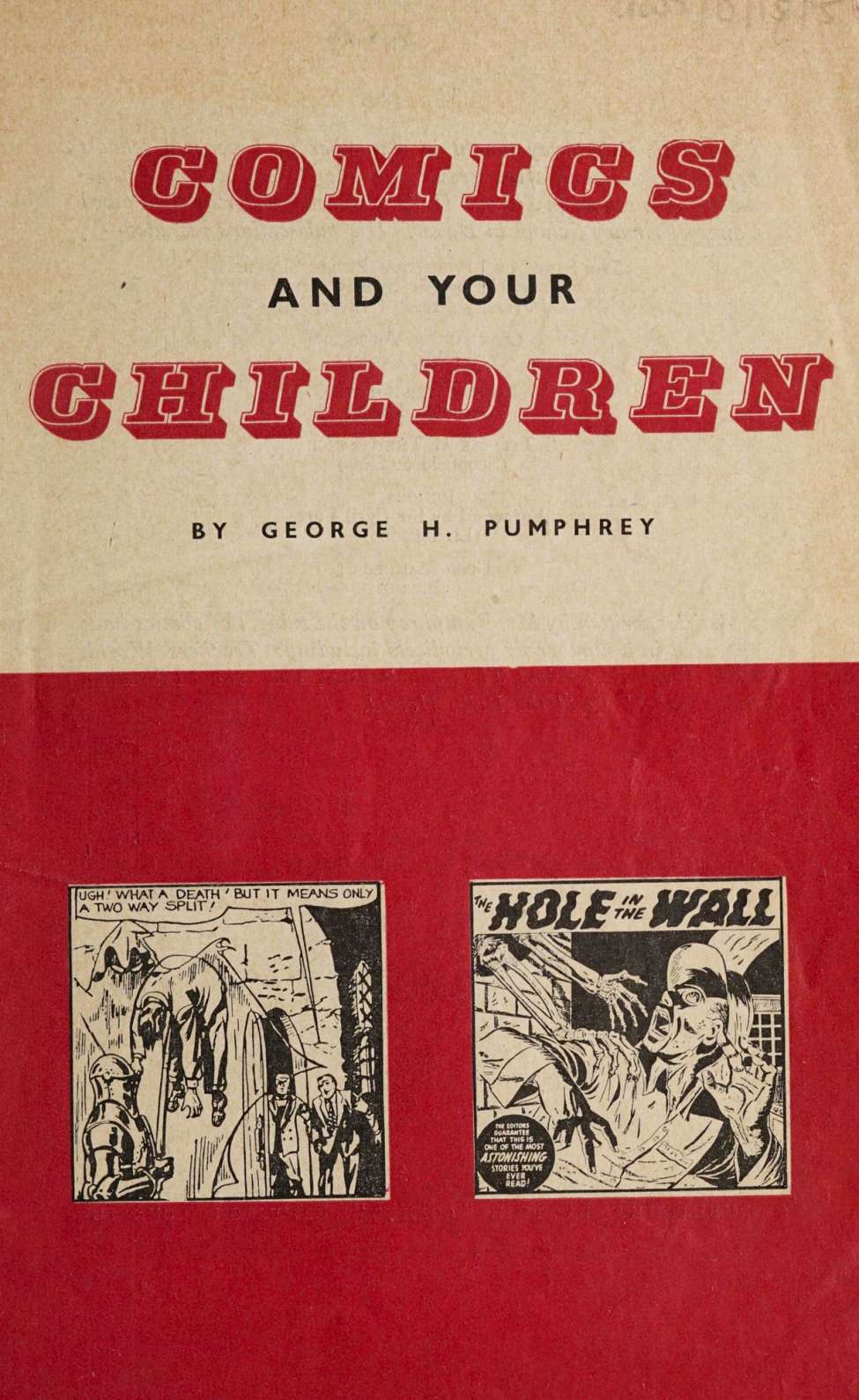 Book Cover For Comics and Your Children - George H. Pumphrey