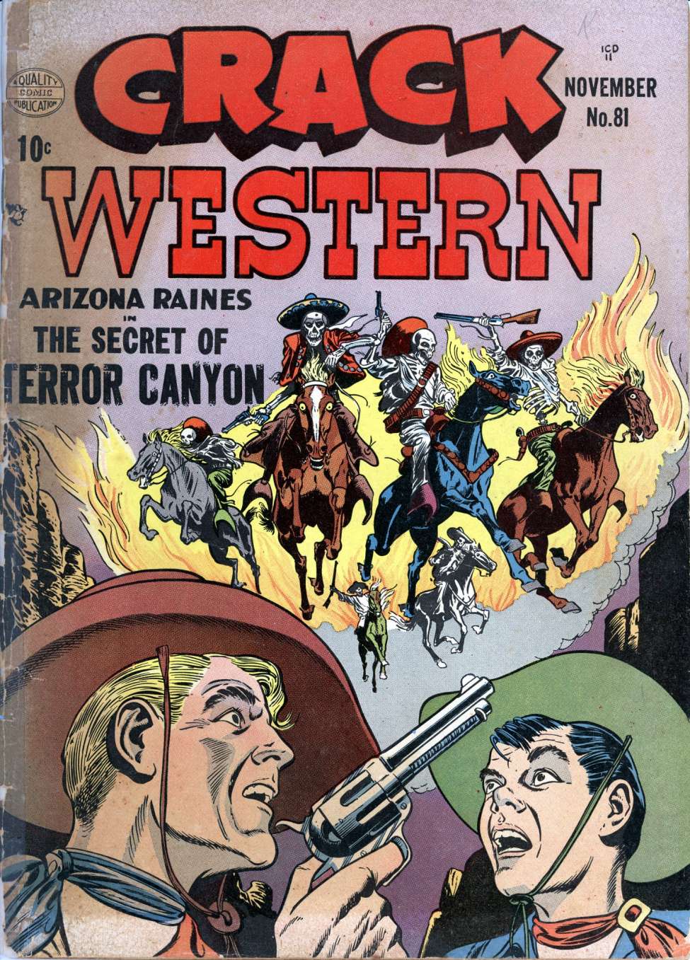 Comic Book Cover For Crack Western 81 (alt) - Version 2