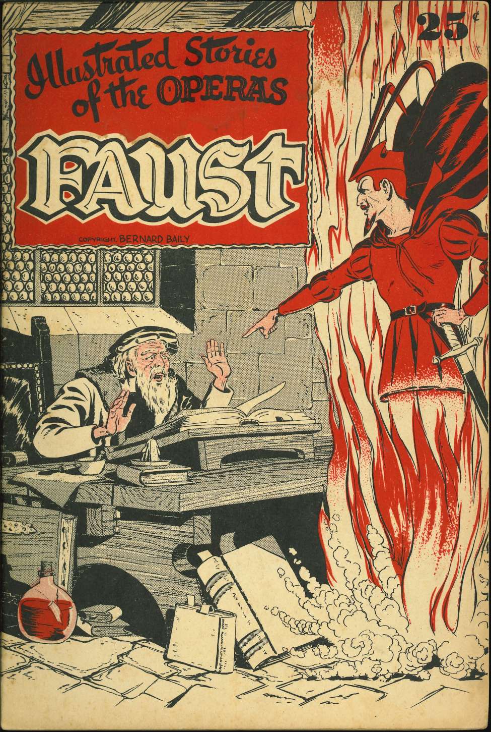 Comic Book Cover For Illustrated Stories of the Operas: Faust