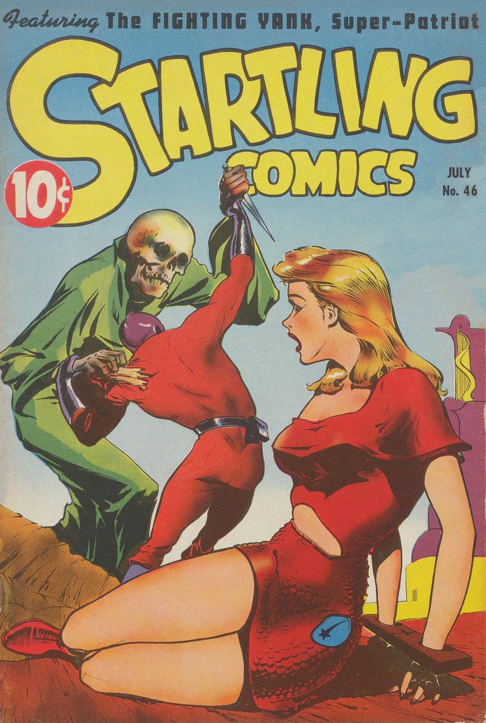 Comic Book Cover For Startling Comics 46