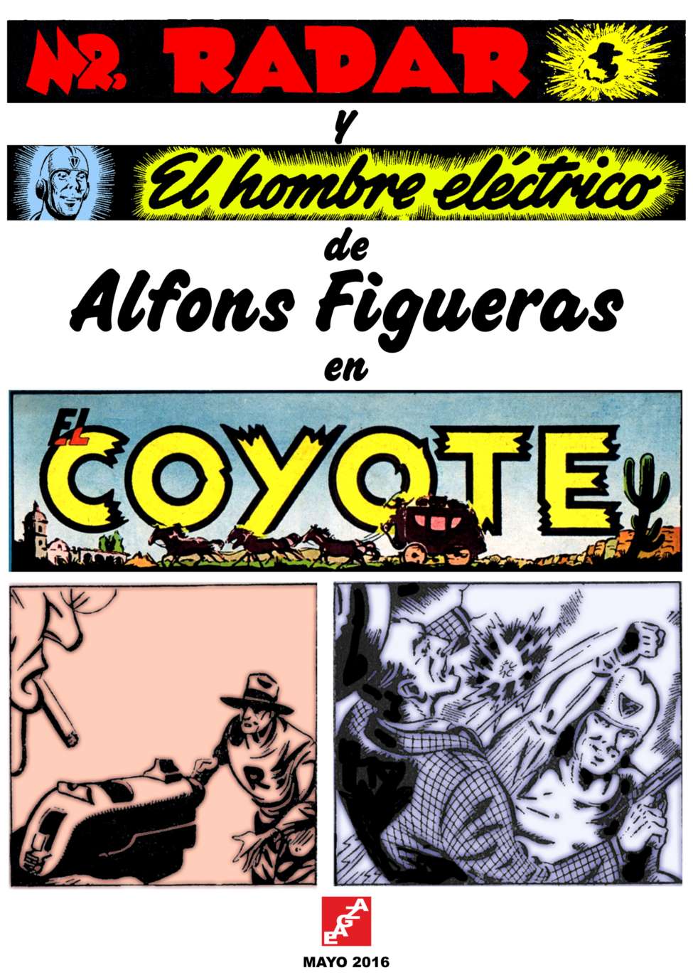 Comic Book Cover For Mr. Radar y El Hombre Electrico