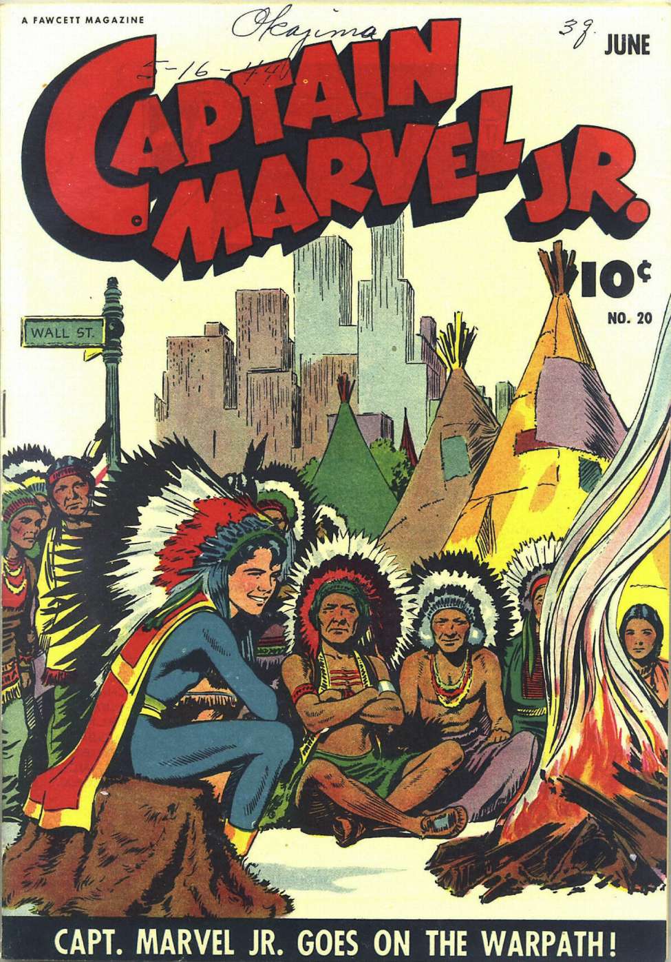 Book Cover For Captain Marvel Jr. 20