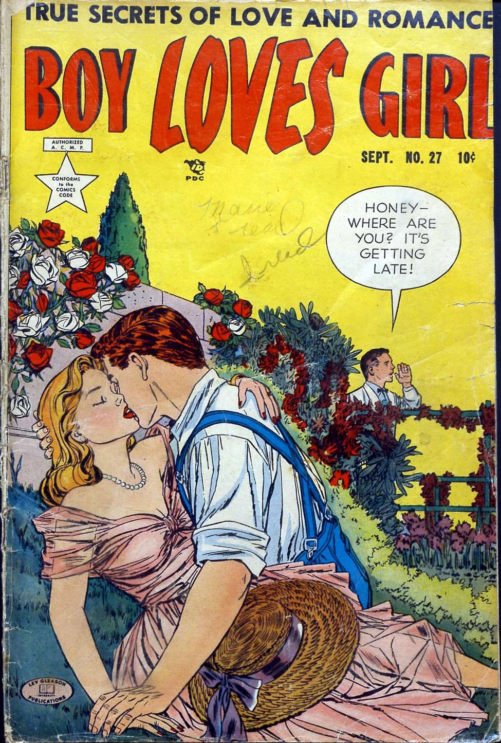 Comic Book Cover For Boy Loves Girl 27