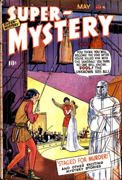 Comic Book Cover For Super-Mystery Comics v8 5 - Version 1
