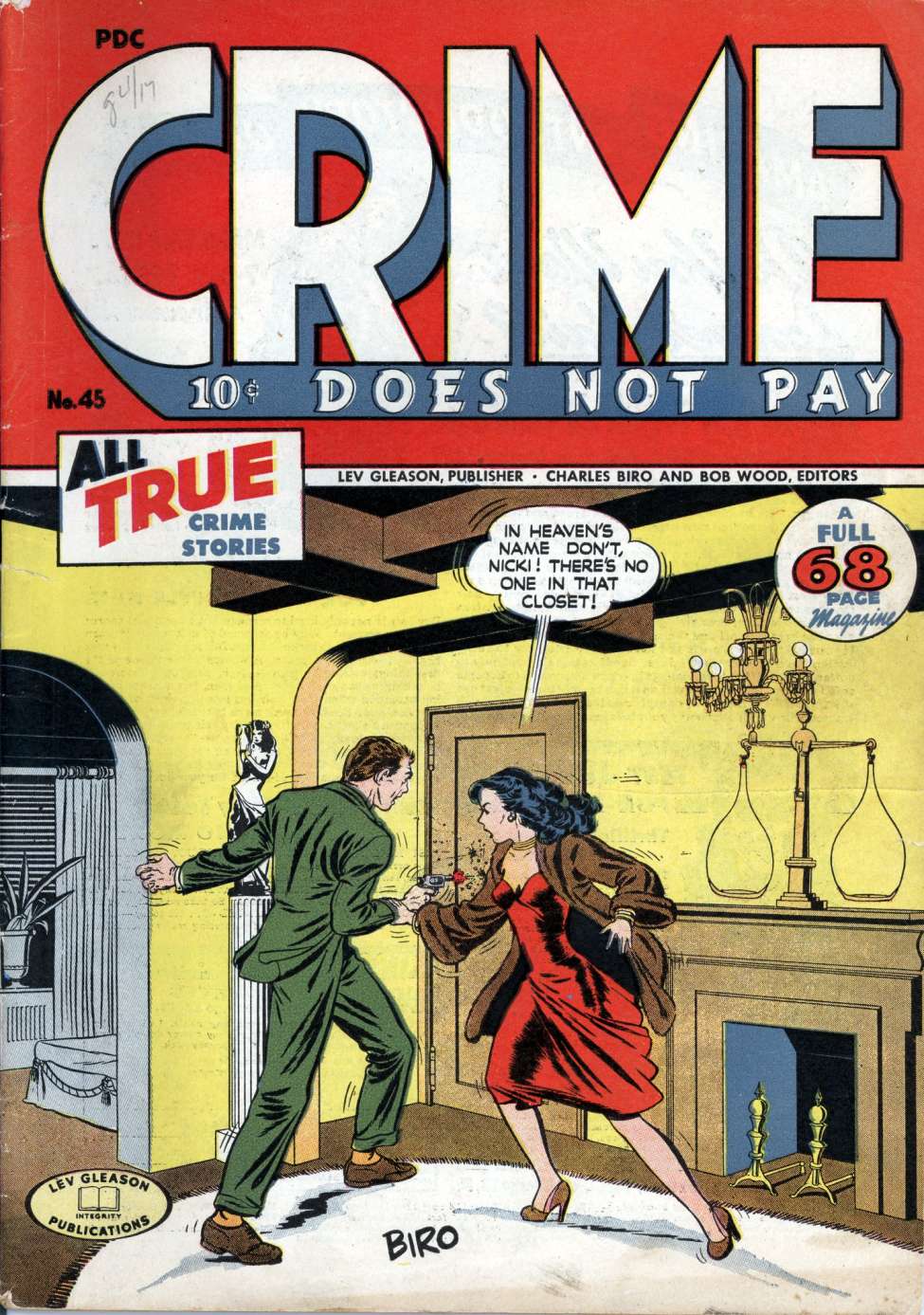 Book Cover For Crime Does Not Pay 45