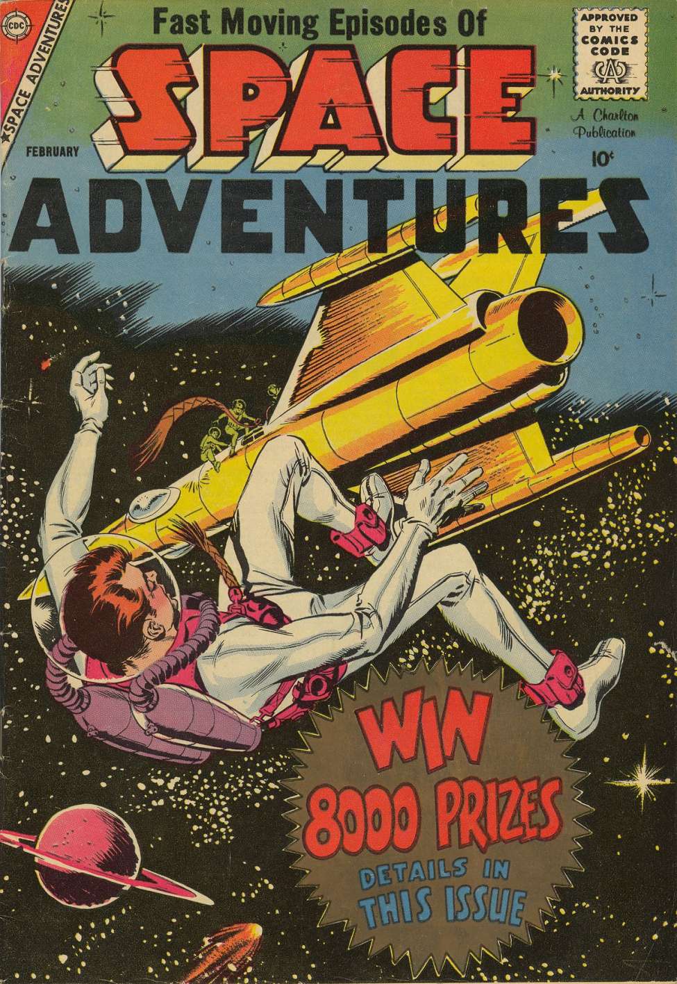 Comic Book Cover For Space Adventures 27