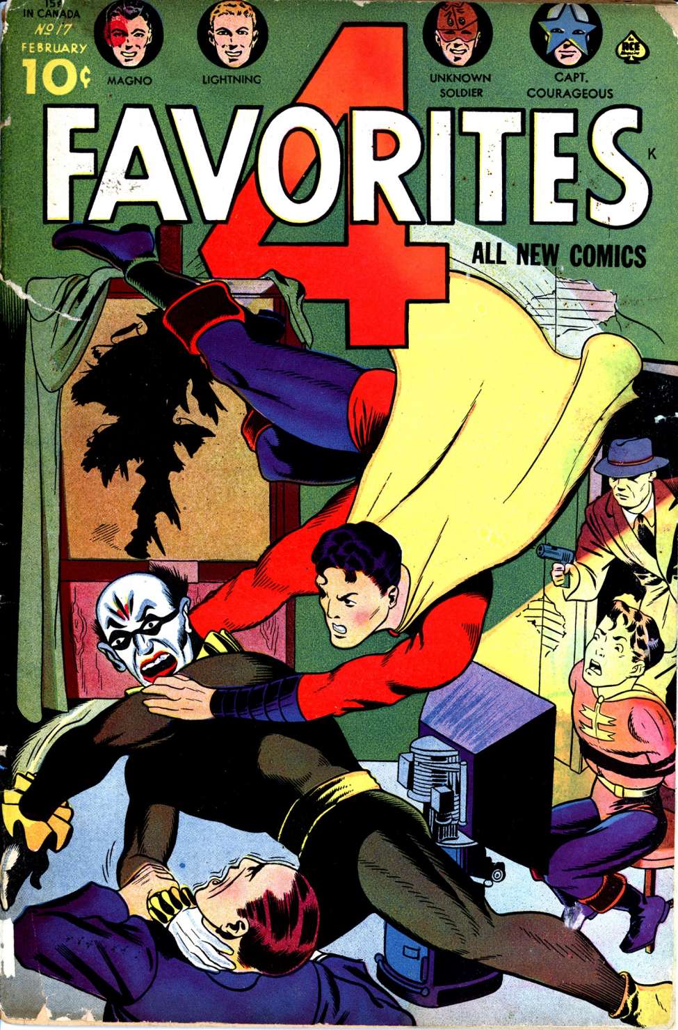 Comic Book Cover For Four Favorites 17 (alt) - Version 2