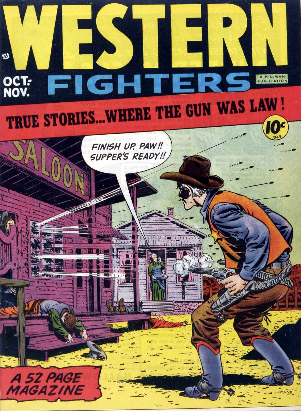 Comic Book Cover For Western Fighters v1 4