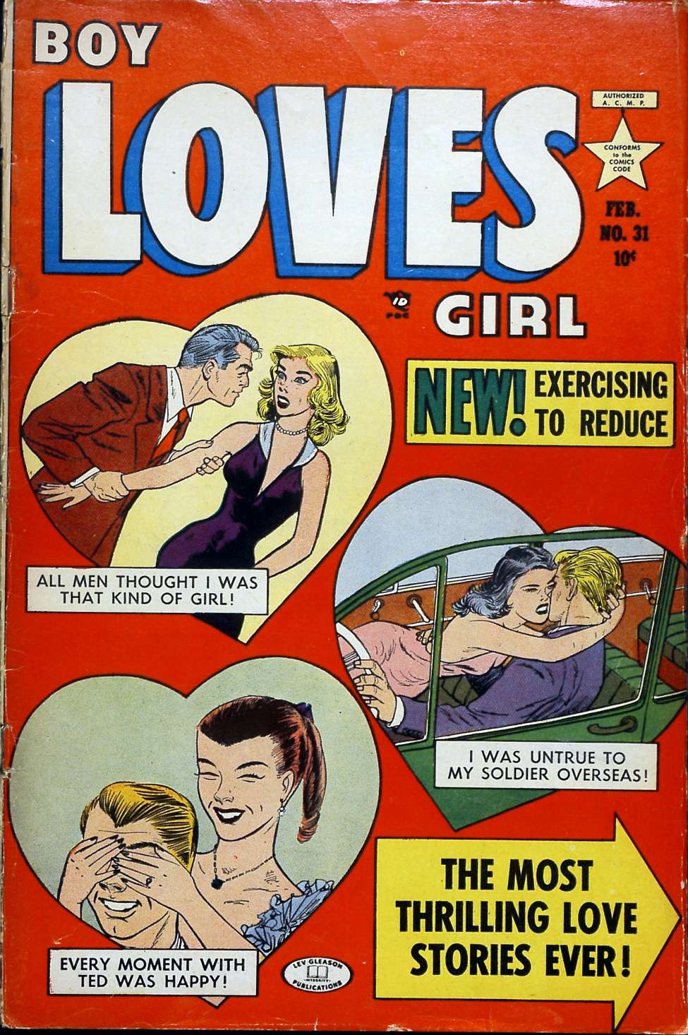 Comic Book Cover For Boy Loves Girl 31