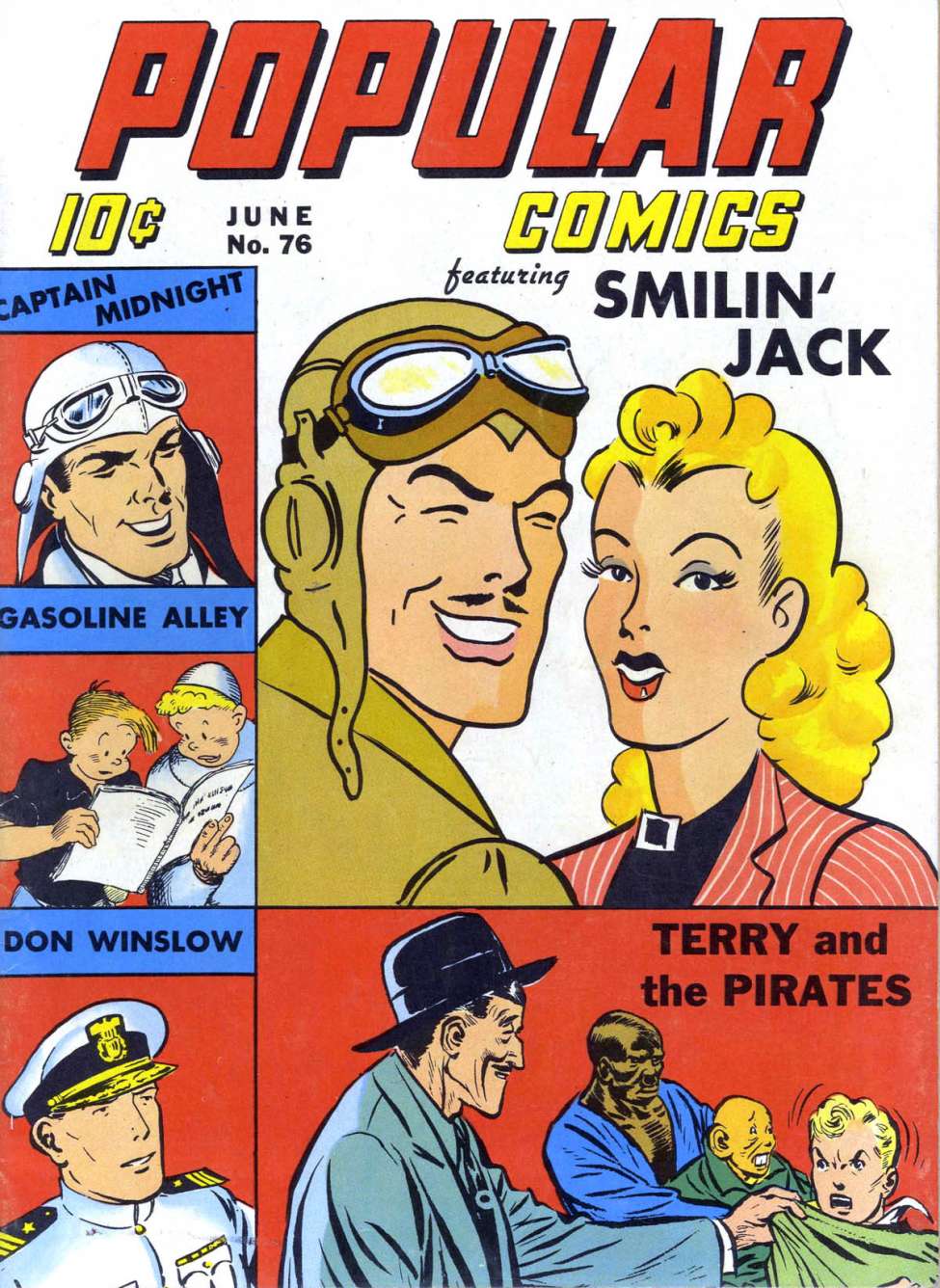 Comic Book Cover For Popular Comics 76