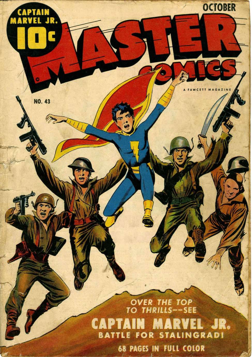 Comic Book Cover For Master Comics 43