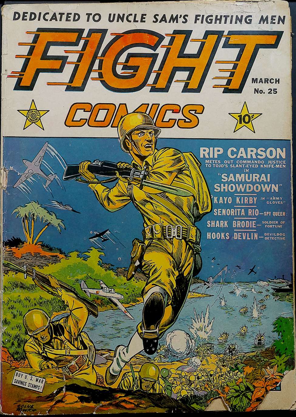 Comic Book Cover For Fight Comics 25