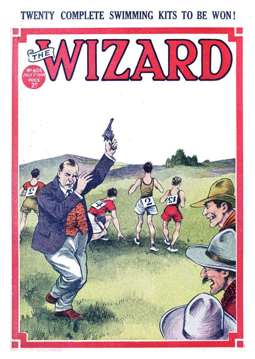 Comic Book Cover For The Wizard 605
