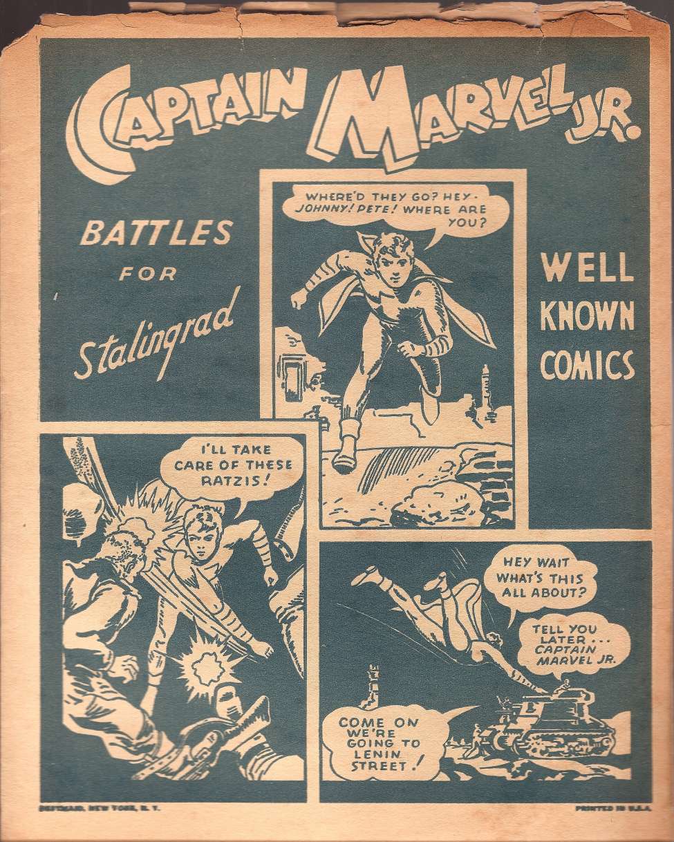 Comic Book Cover For Well Known Comics - Captain Marvel Jr.