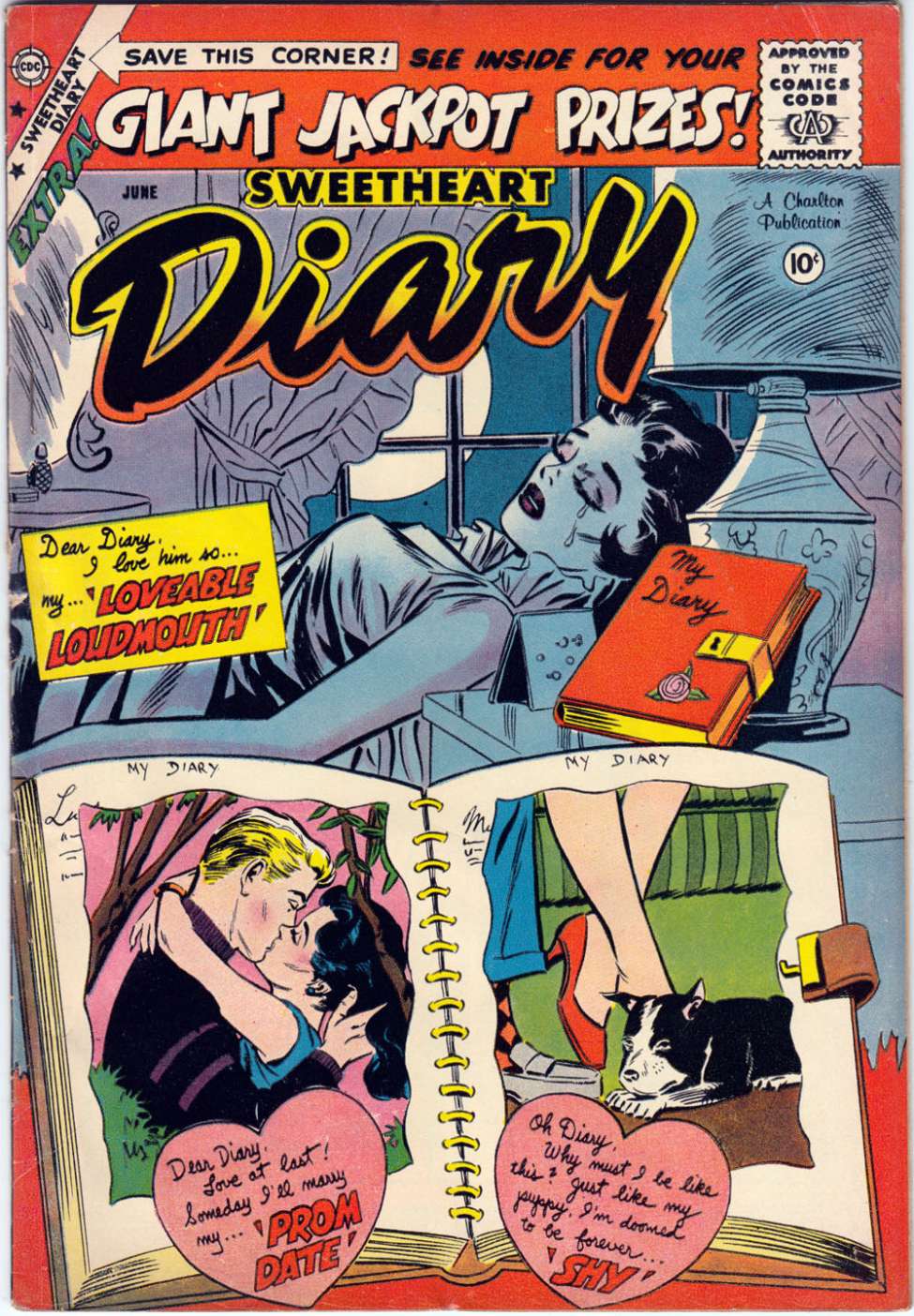 Comic Book Cover For Sweetheart Diary 47