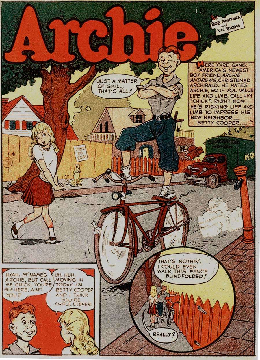 Comic Book Cover For Archie in Pep Comics