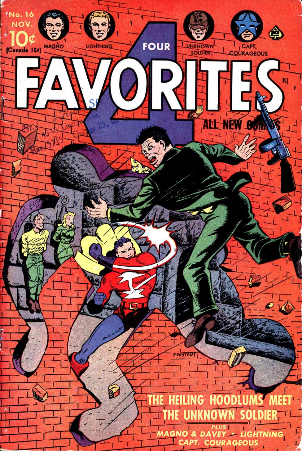Comic Book Cover For Four Favorites 16 (alt) - Version 2