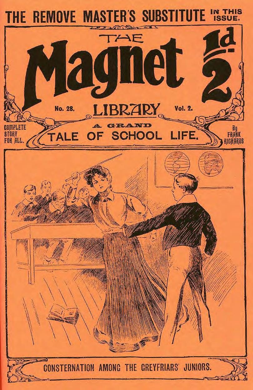 Comic Book Cover For The Magnet 28 - The Remove Master's Substitute
