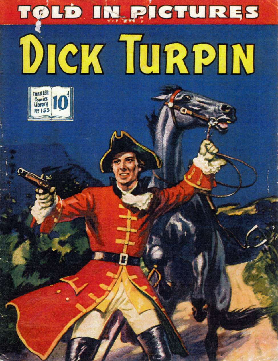 Comic Book Cover For Thriller Comics Library 153 - Dick Turpin