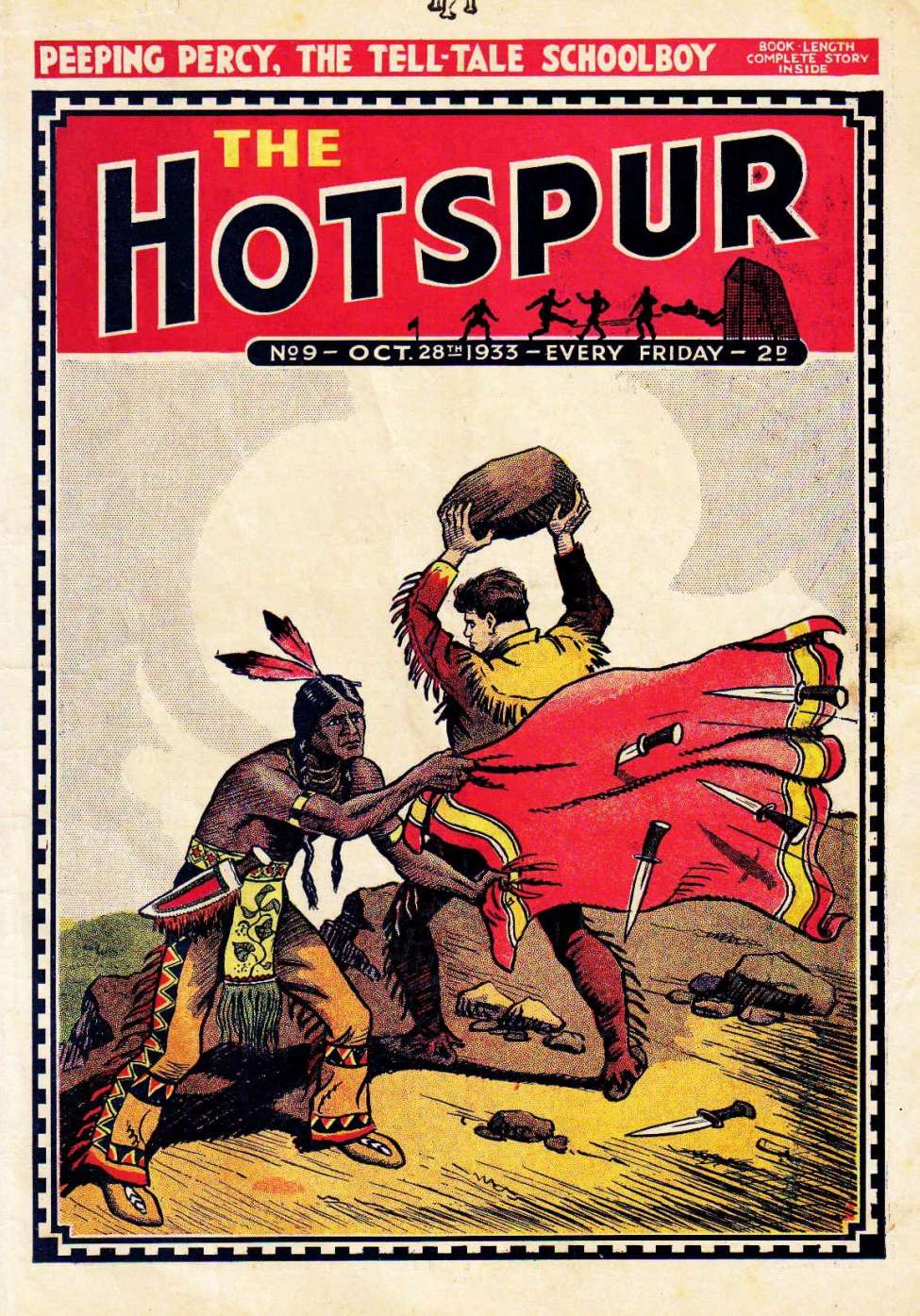 Comic Book Cover For The Hotspur 9