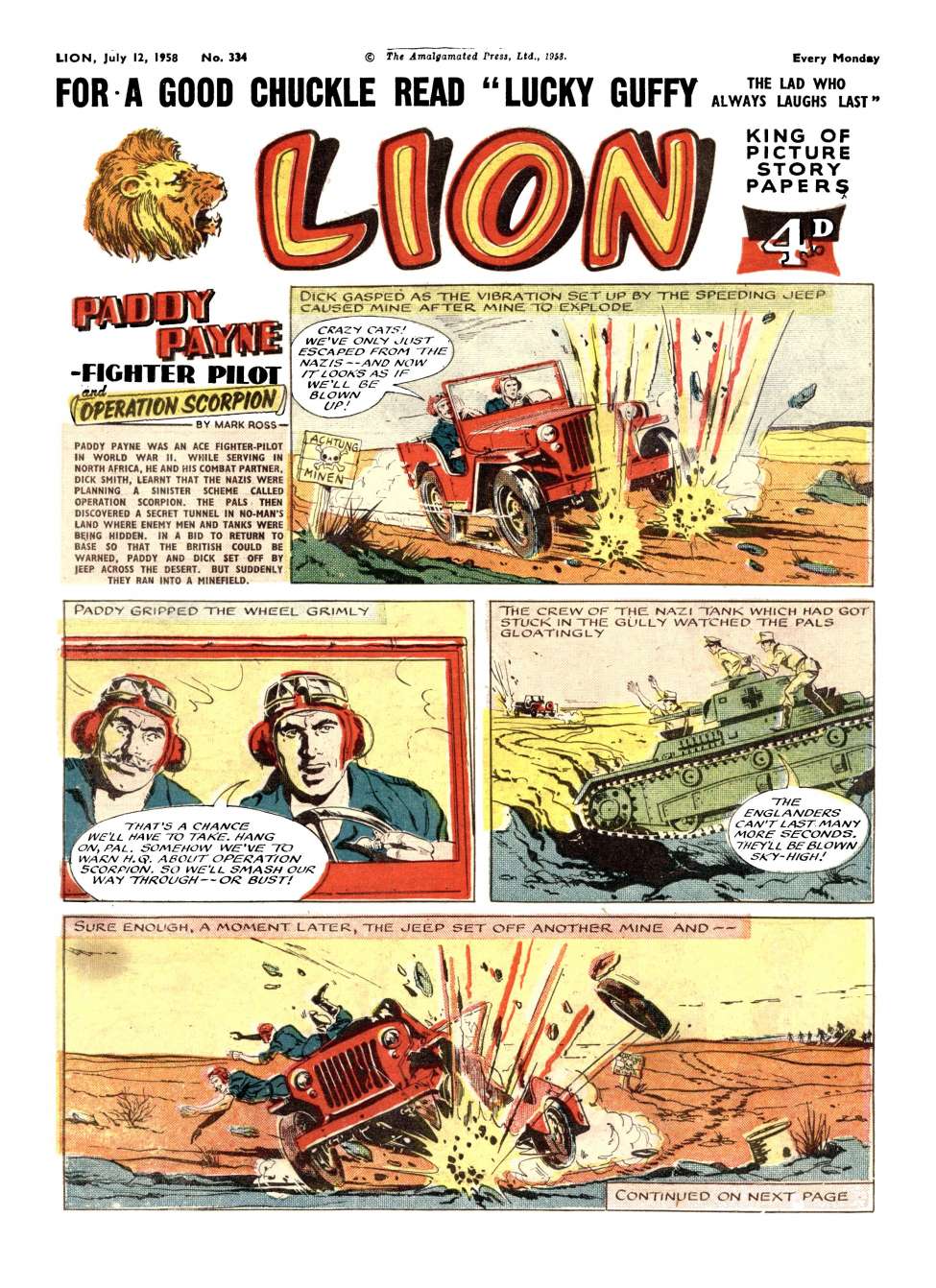 Book Cover For Lion 334
