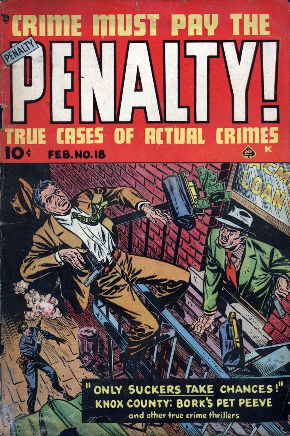 Comic Book Cover For Crime Must Pay the Penalty 18