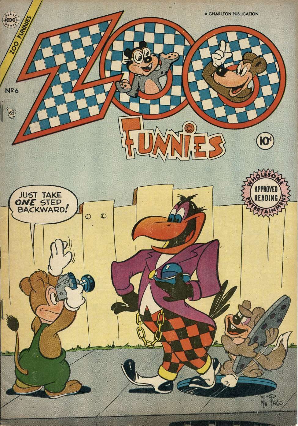 Comic Book Cover For Zoo Funnies v2 6