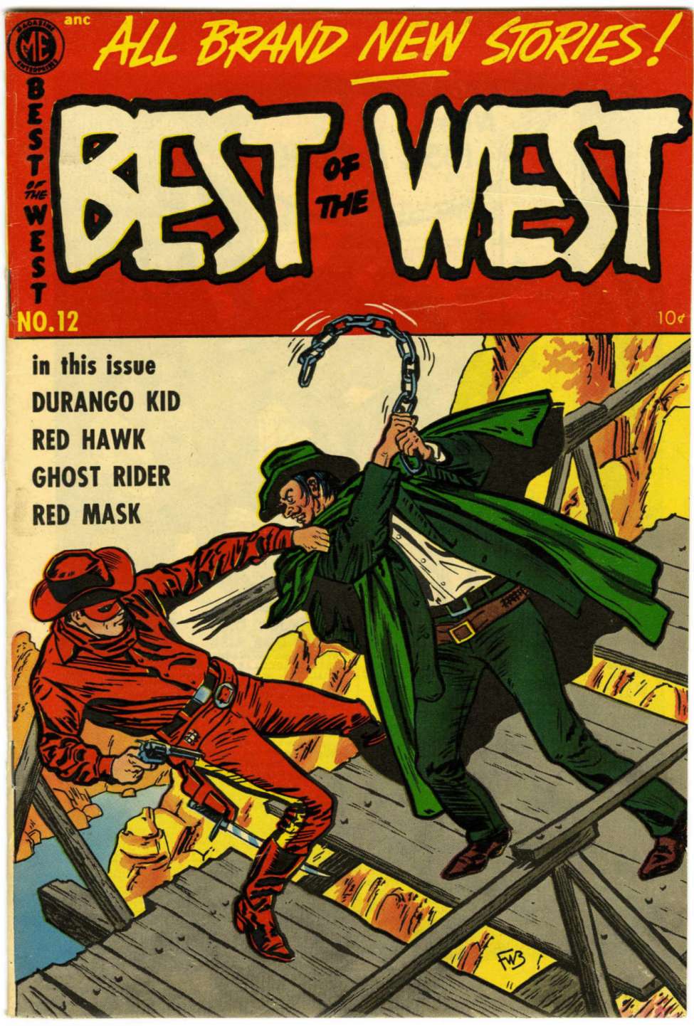 Comic Book Cover For Best of the West 12
