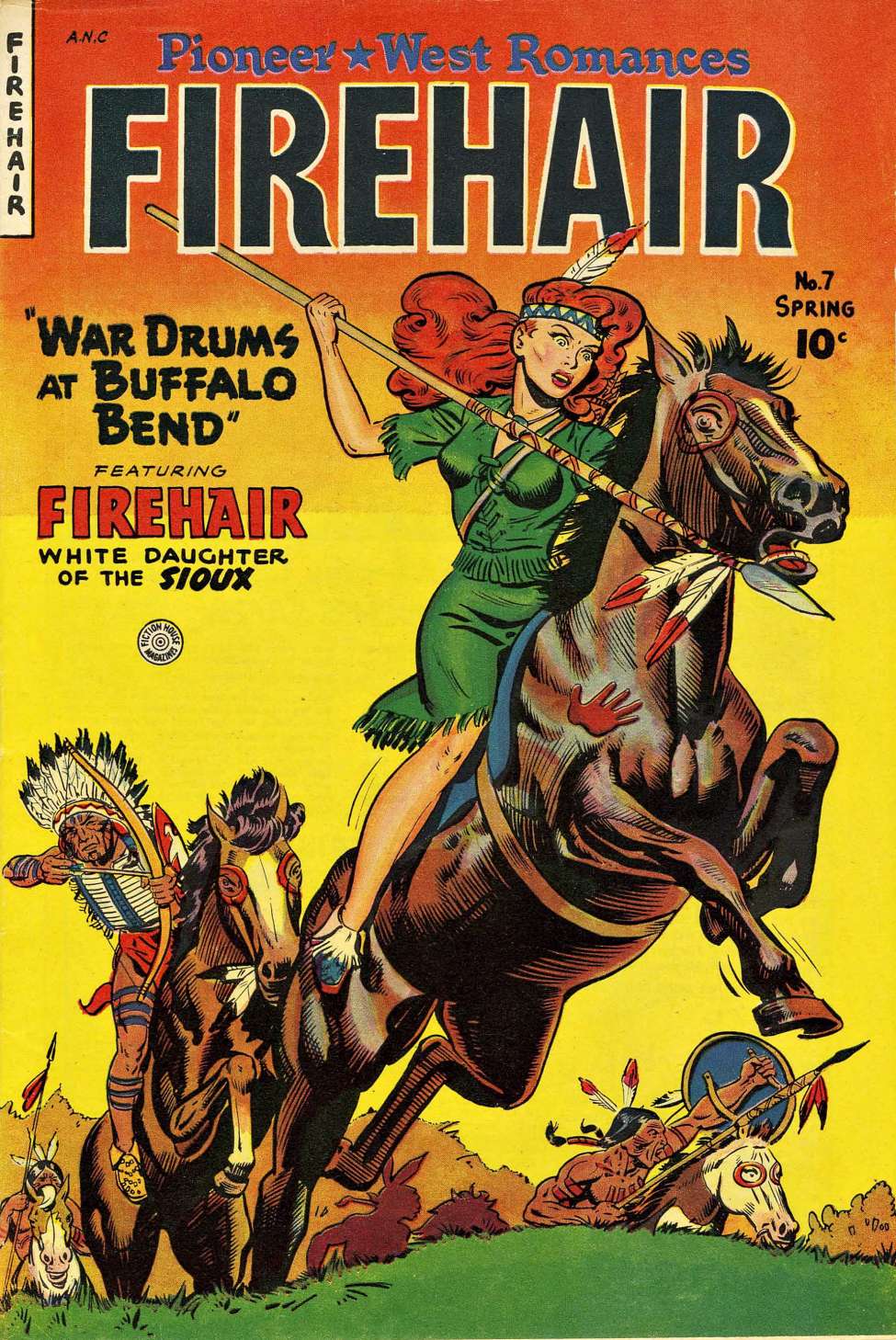 Comic Book Cover For Firehair Comics 7