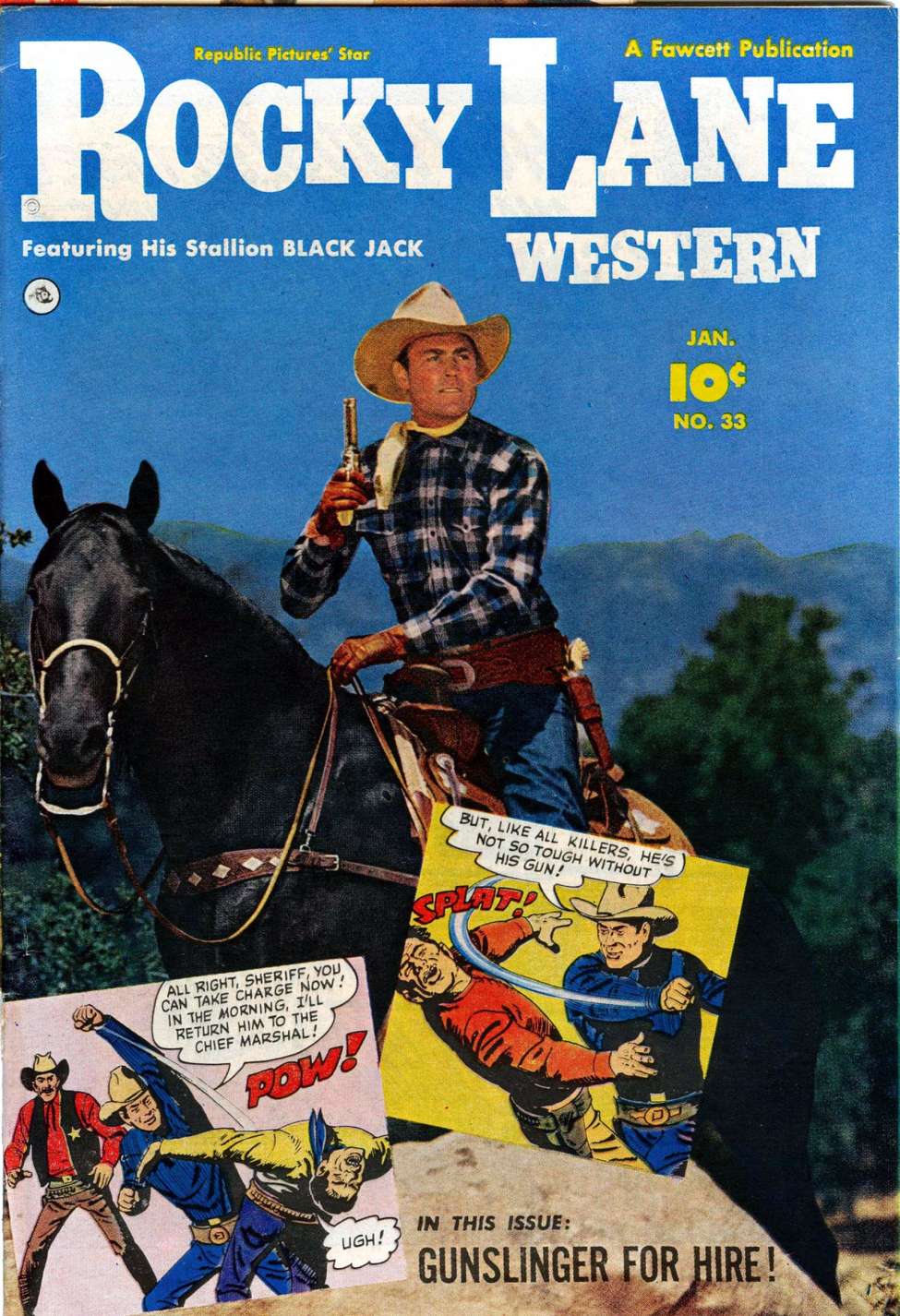 Book Cover For Rocky Lane Western 33 - Version 1